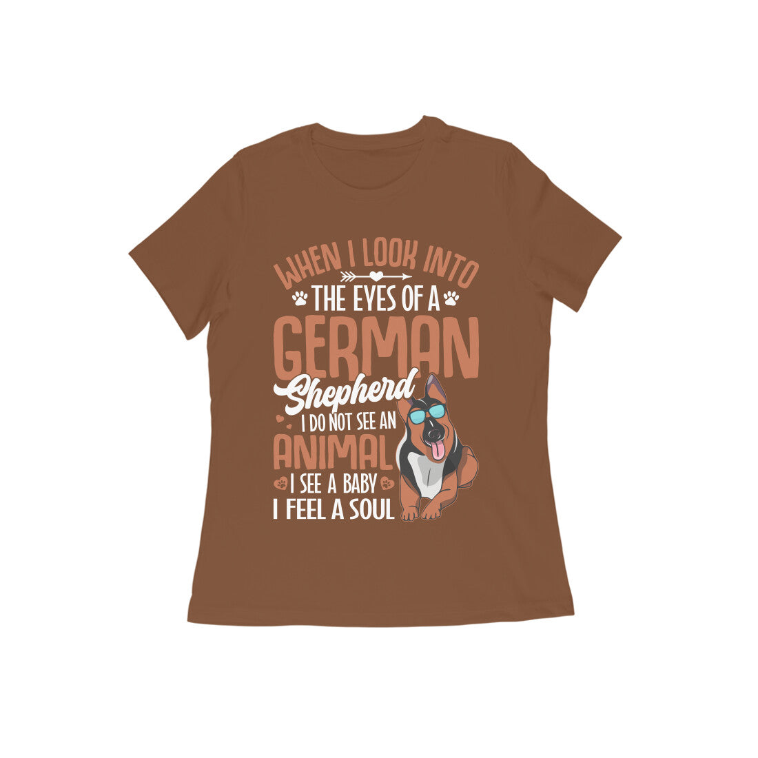 Cool German Shepherd T-shirt for Women