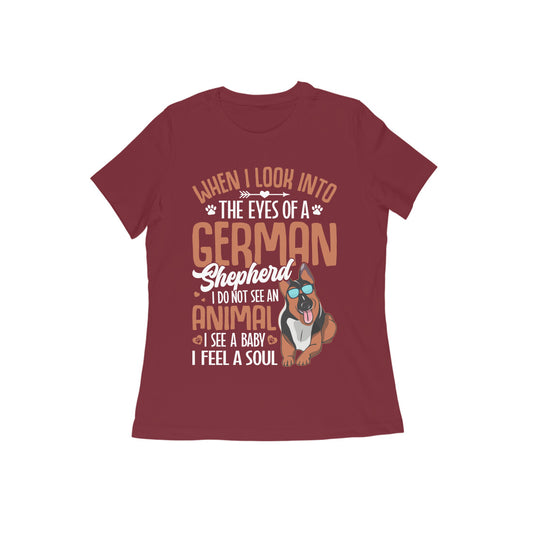 Cool German Shepherd T-shirt for Women