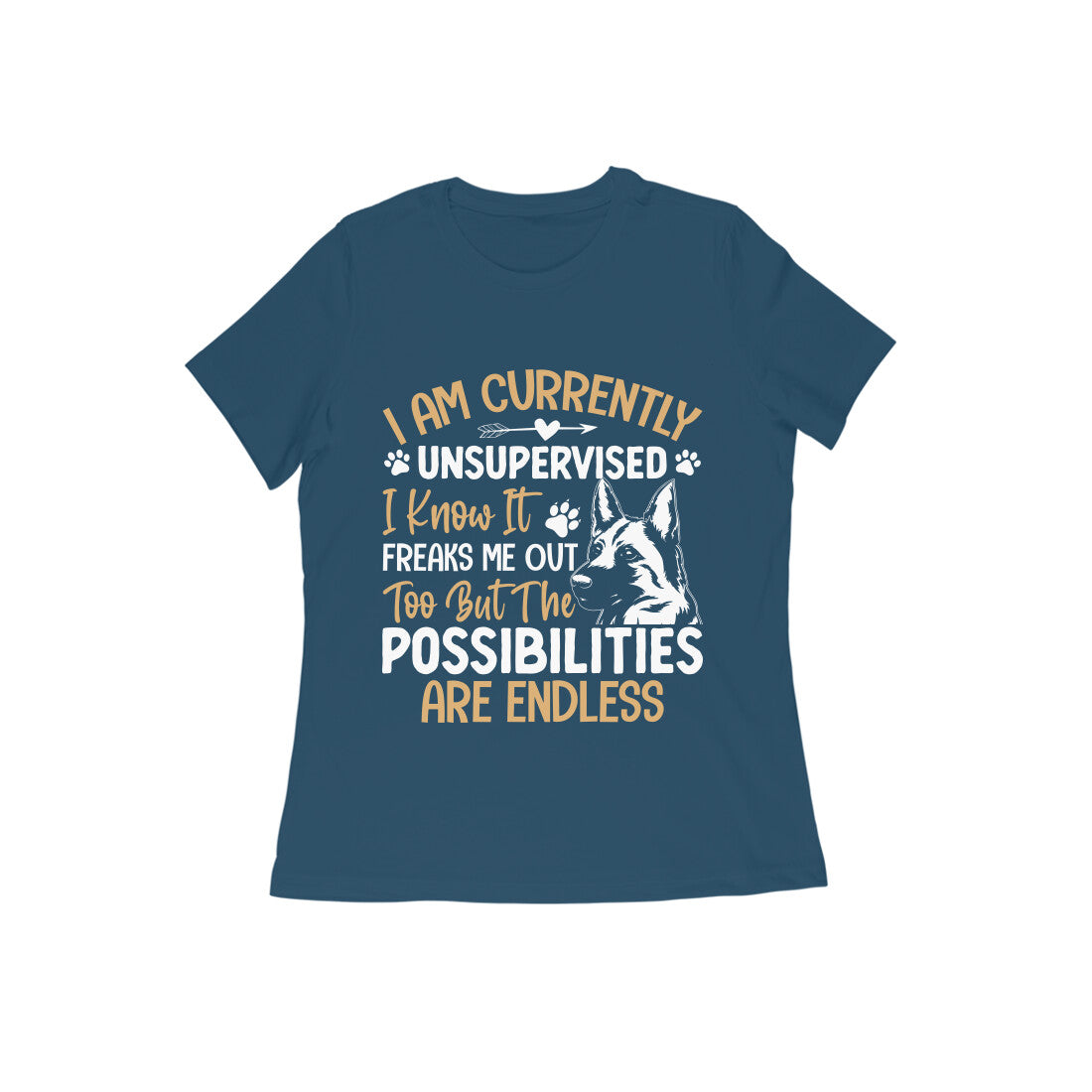 German Shepherd Endless Possibilities T-shirts for Women