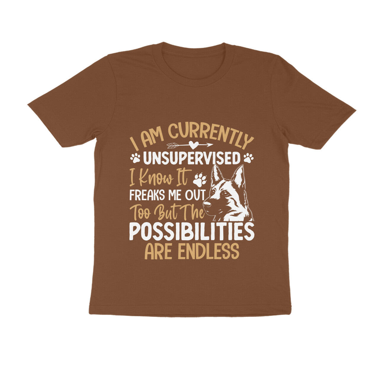 German Shepherd Endless Possibilities T-shirt for Men