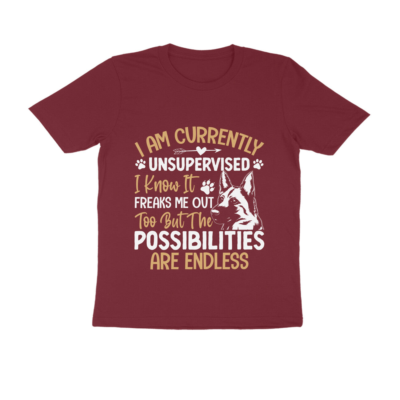 German Shepherd Endless Possibilities T-shirt for Men