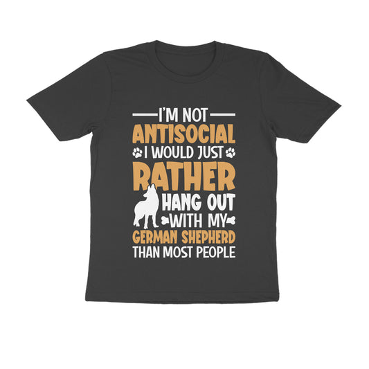 Hang Out with German Shepherd T-shirt for Men
