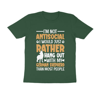 Hang Out with German Shepherd T-shirt for Men
