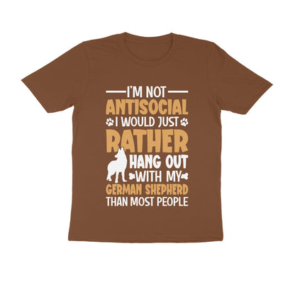Hang Out with German Shepherd T-shirt for Men