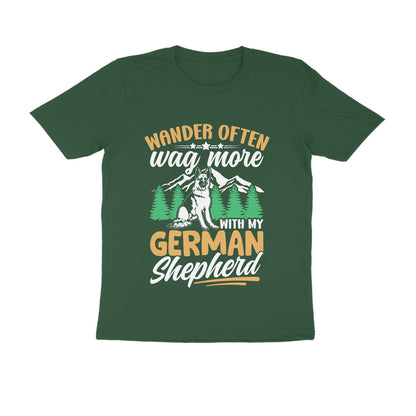 German Shepherd Wanderer T-Shirt for Men