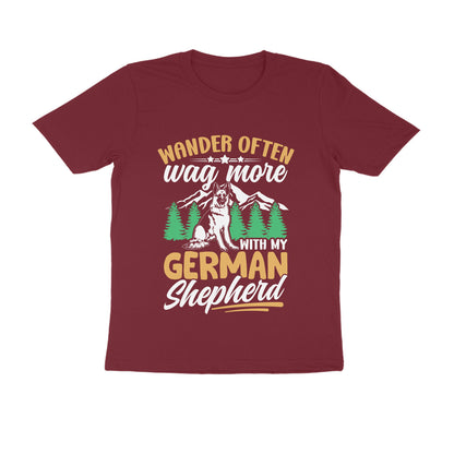 German Shepherd Wanderer T-Shirt for Men