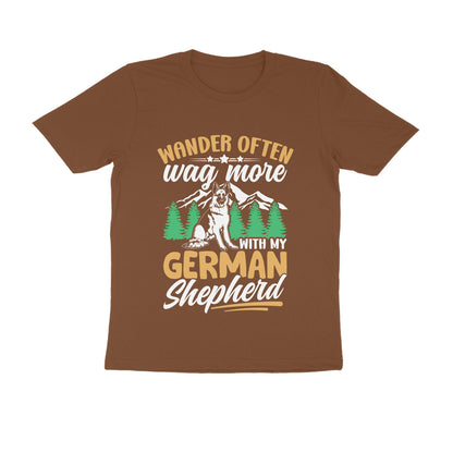 German Shepherd Wanderer T-Shirt for Men