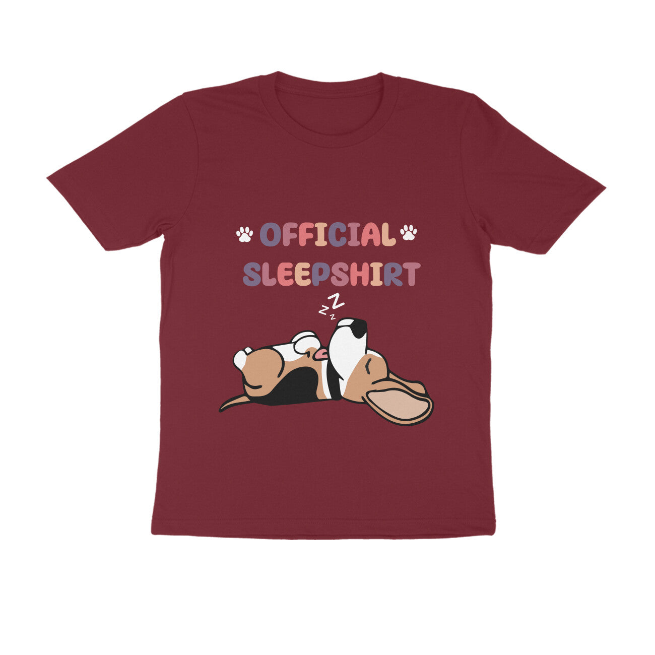 Round Neck Official Sleepshirt for Men