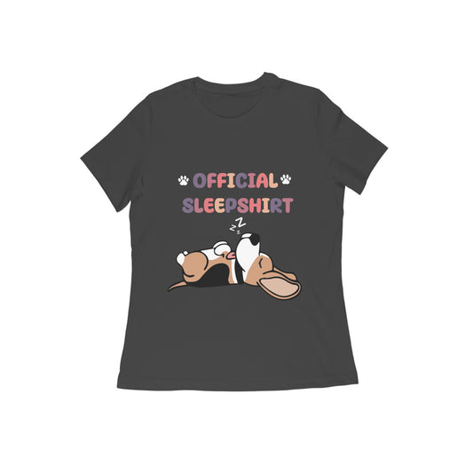 Round Neck Official Sleepshirt for Women