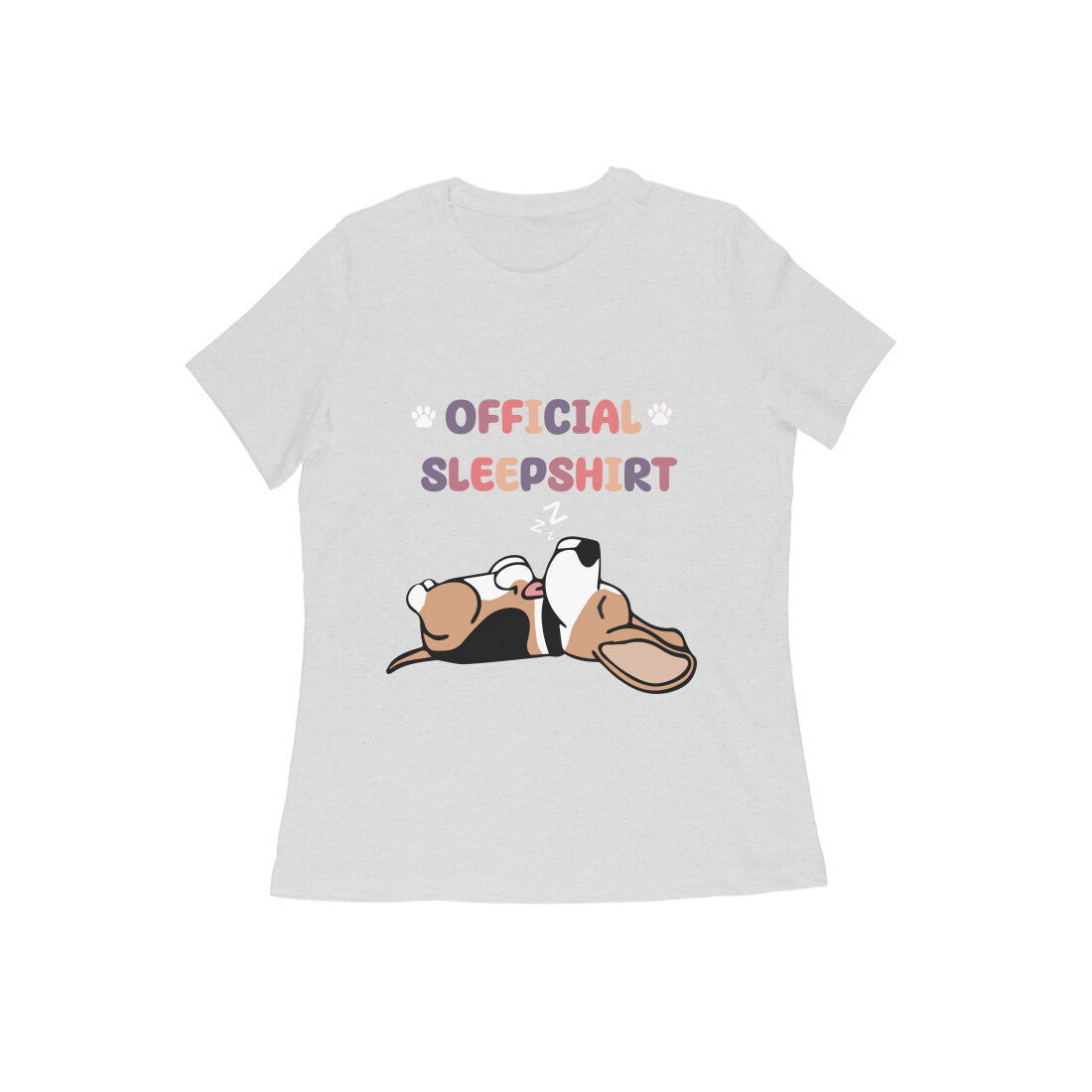 Round Neck Official Sleepshirt for Women