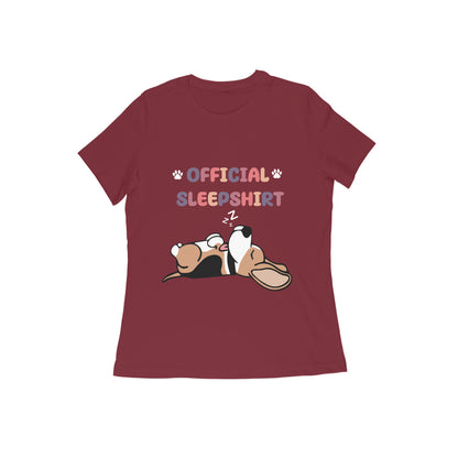 Round Neck Official Sleepshirt for Women