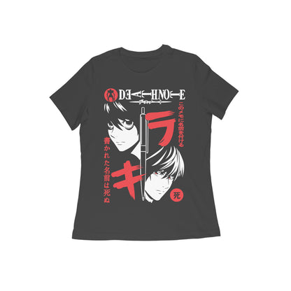 Regular Fit Anime T-Shirt for Women