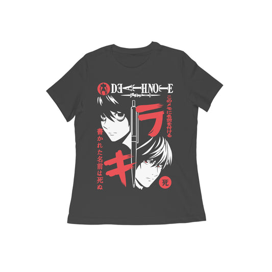 Regular Fit Anime T-Shirt for Women