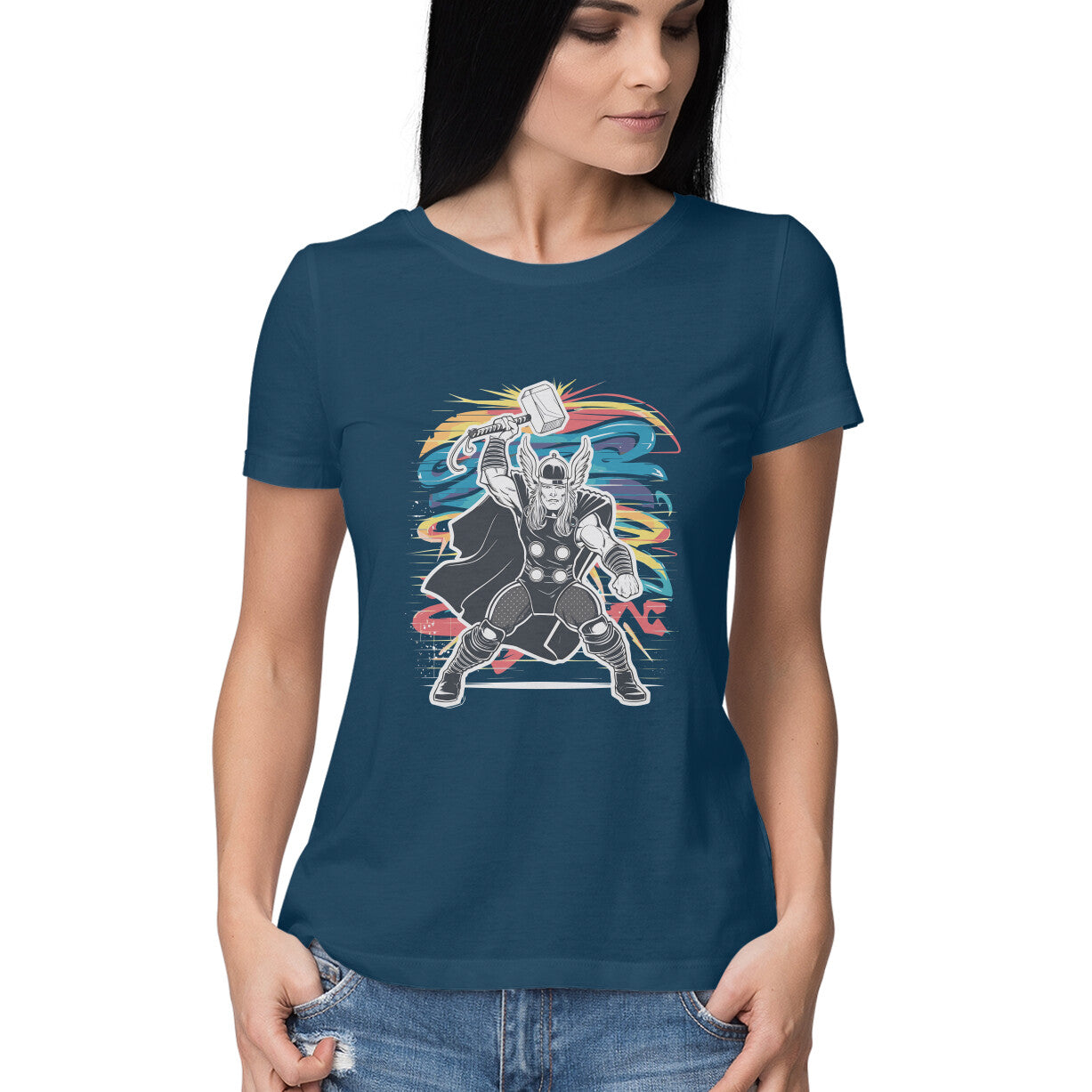 Round Neck Thor T-shirt for Women