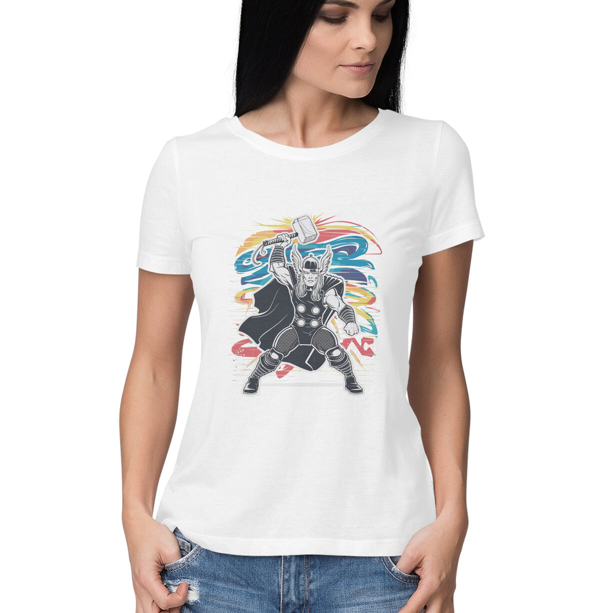 Round Neck Thor T-shirt for Women
