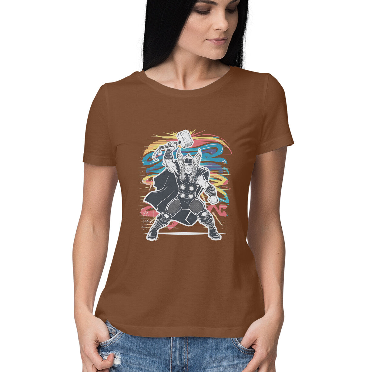 Round Neck Thor T-shirt for Women
