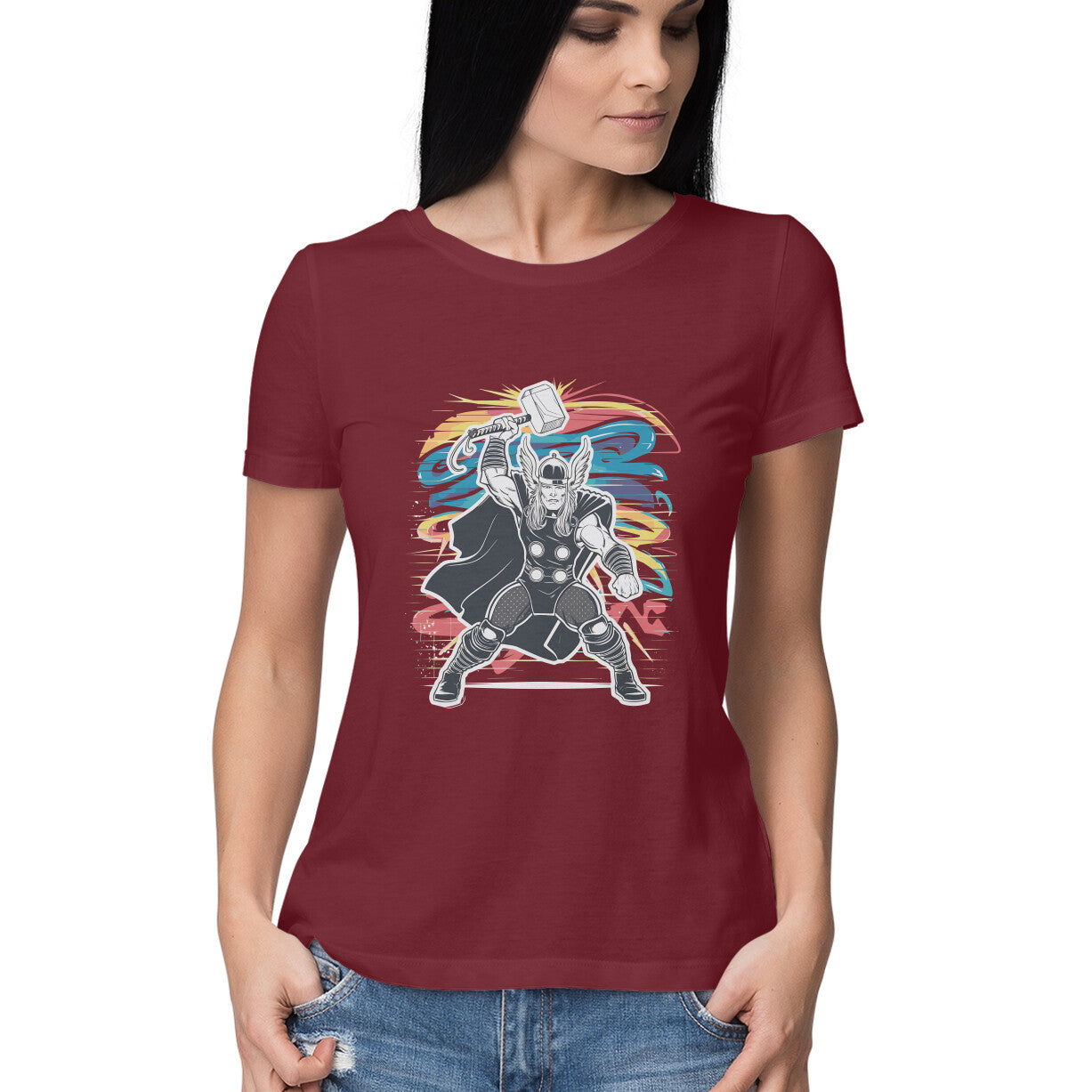 Round Neck Thor T-shirt for Women