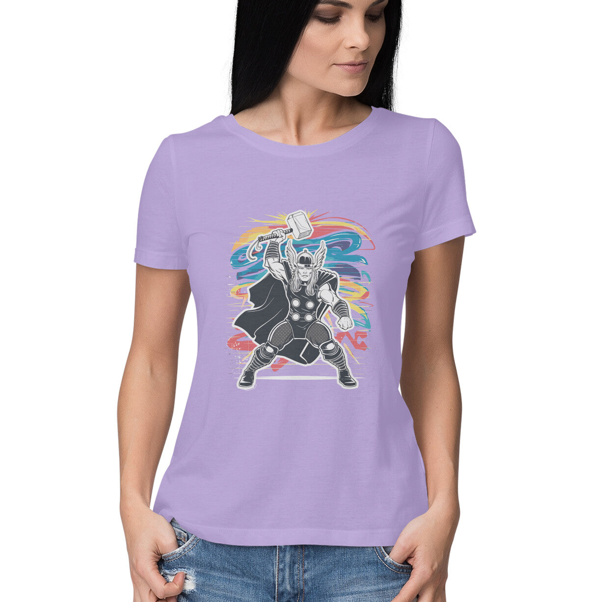 Round Neck Thor T-shirt for Women