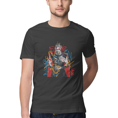 Round Neck Thor Graphic T-Shirt for Men