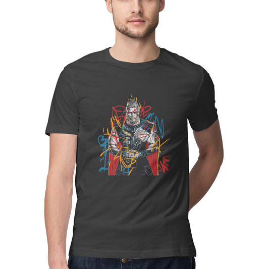 Round Neck Thor Graphic T-Shirt for Men