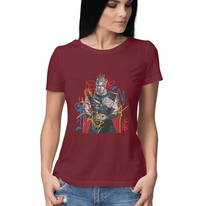 Round Neck Thor Graphic T-Shirt for Women