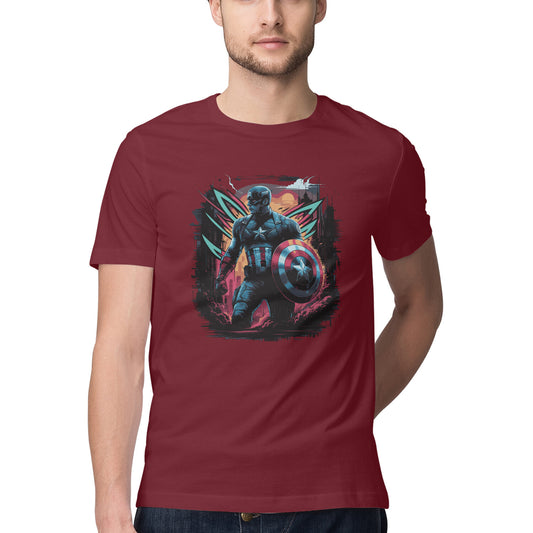 Captain America Superhero T-shirt for Men