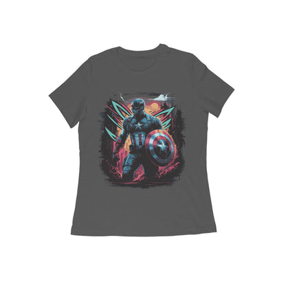 Captain America Superhero T-shirt for Women