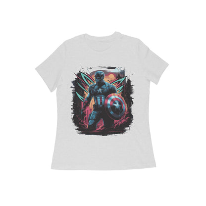 Captain America Superhero T-shirt for Women