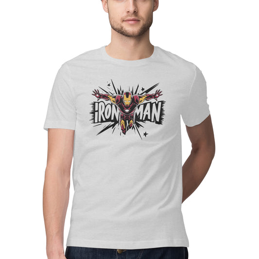 Regular Fit Iron Man T-Shirt for Men