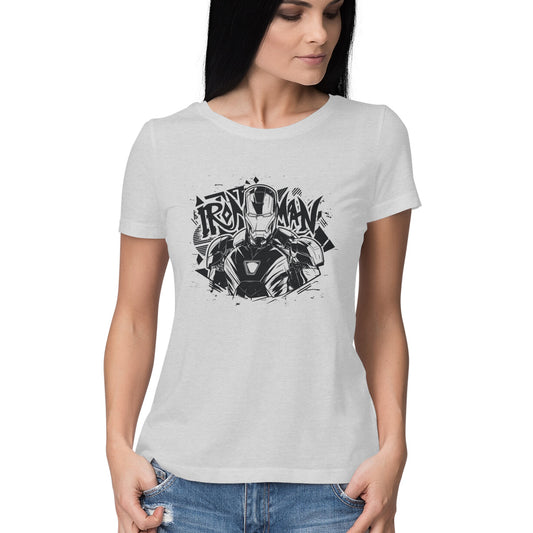 Iron Man Marvel Superhero T-Shirt for Women
