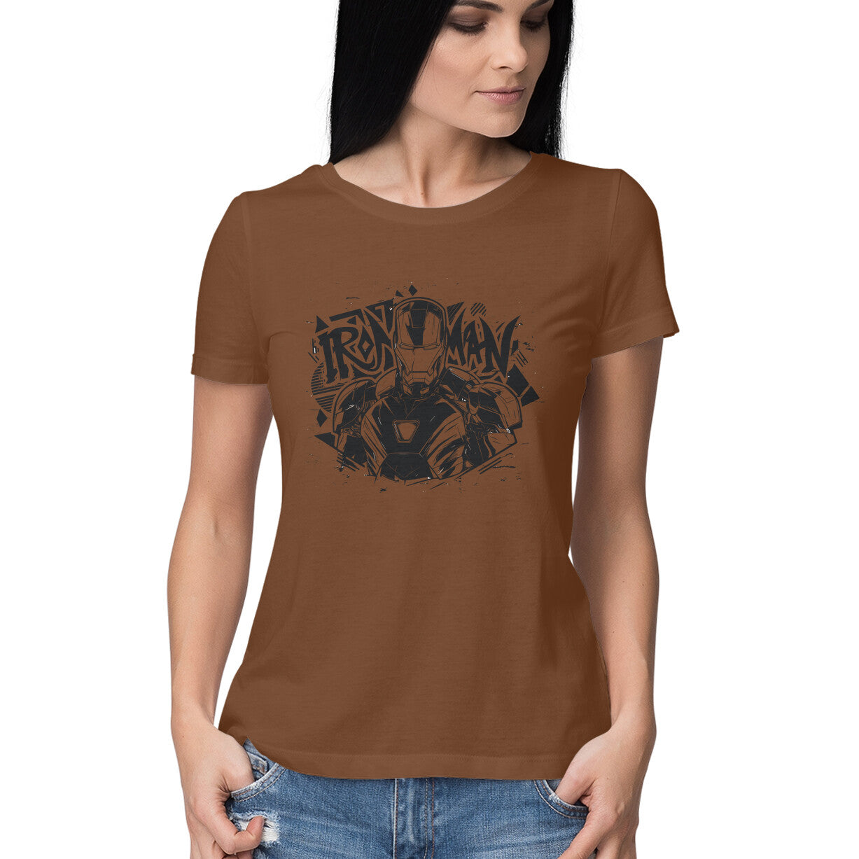 Iron Man Marvel Superhero T-Shirt for Women
