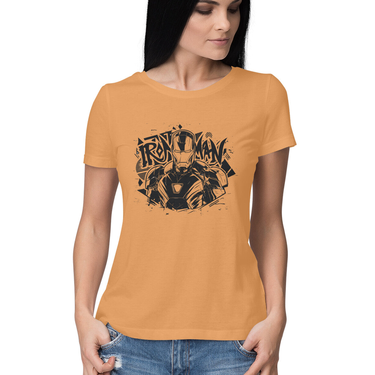 Iron Man Marvel Superhero T-Shirt for Women