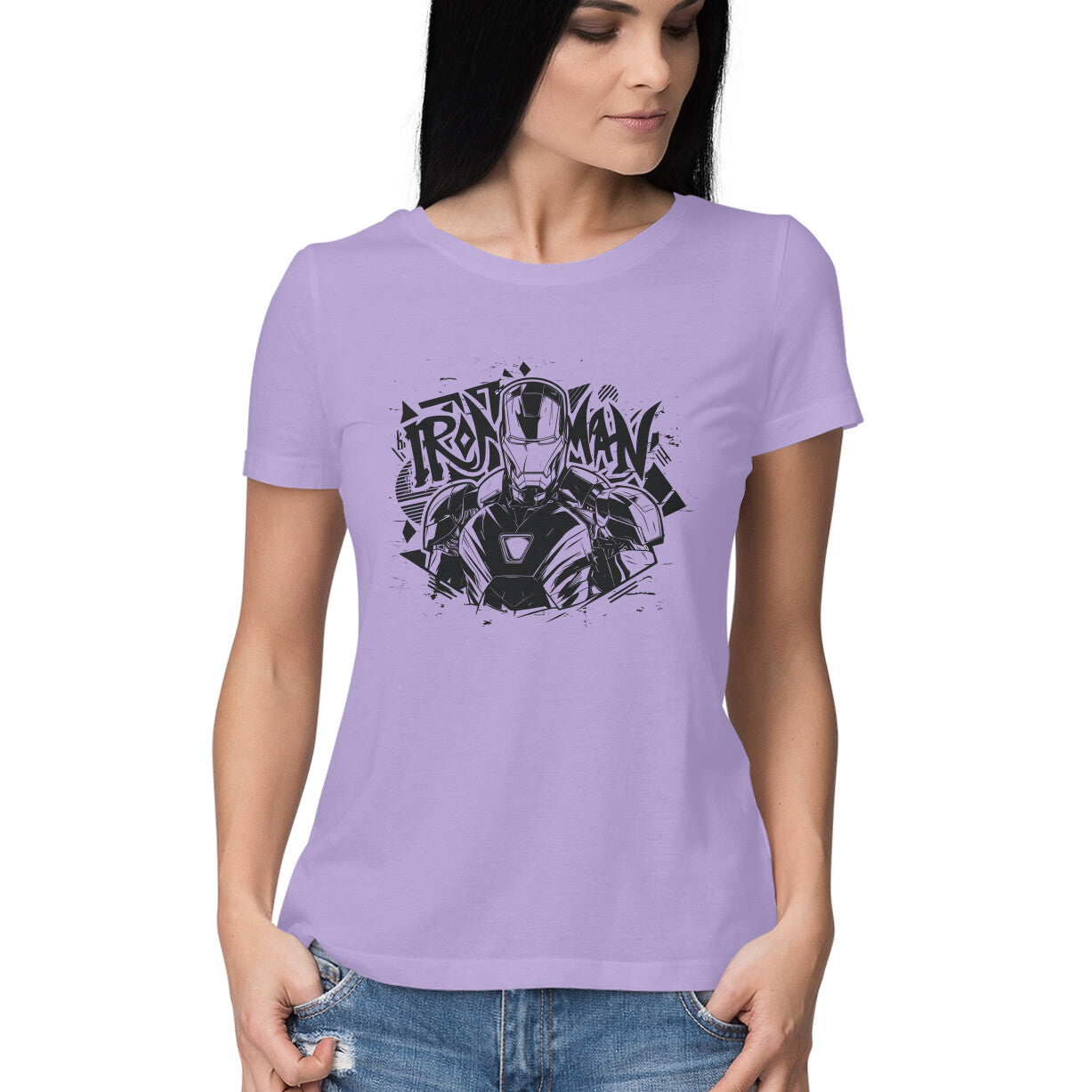 Iron Man Marvel Superhero T-Shirt for Women