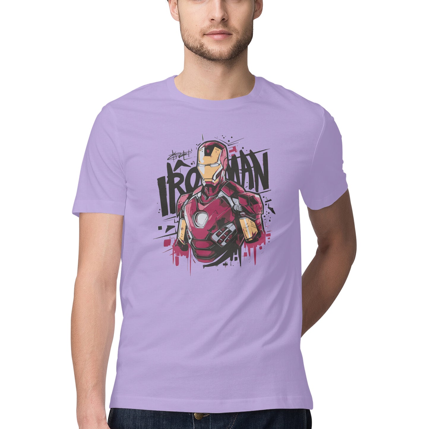 Iron Man Relaxed Fit T-Shirt for Men