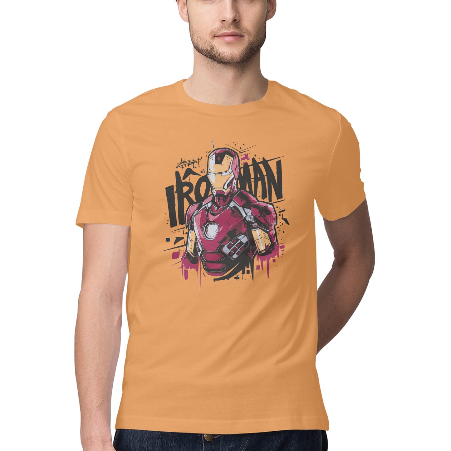 Iron Man Relaxed Fit T-Shirt for Men