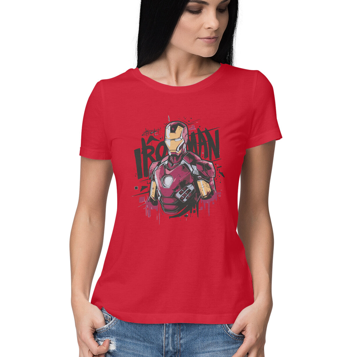 Iron Man Casual T-Shirt for Women