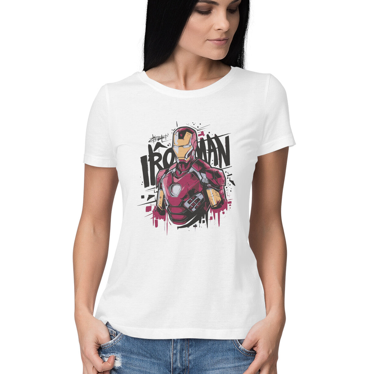 Iron Man Casual T-Shirt for Women