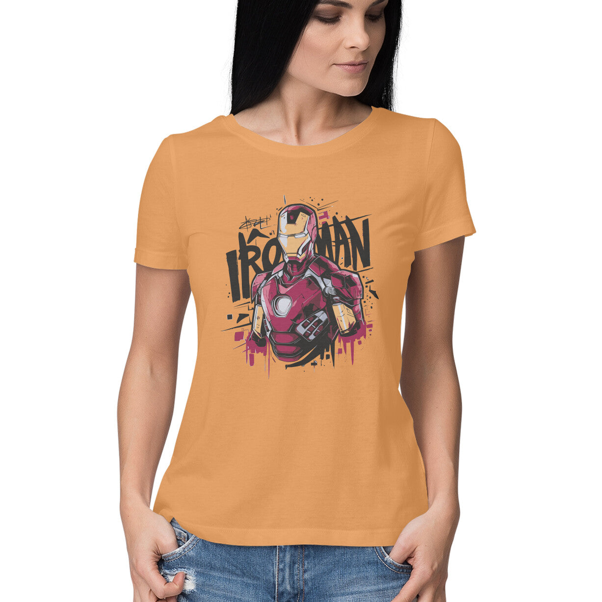 Iron Man Casual T-Shirt for Women