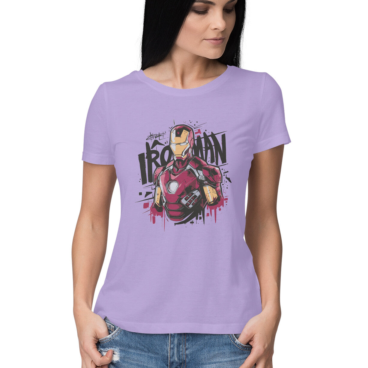 Iron Man Casual T-Shirt for Women