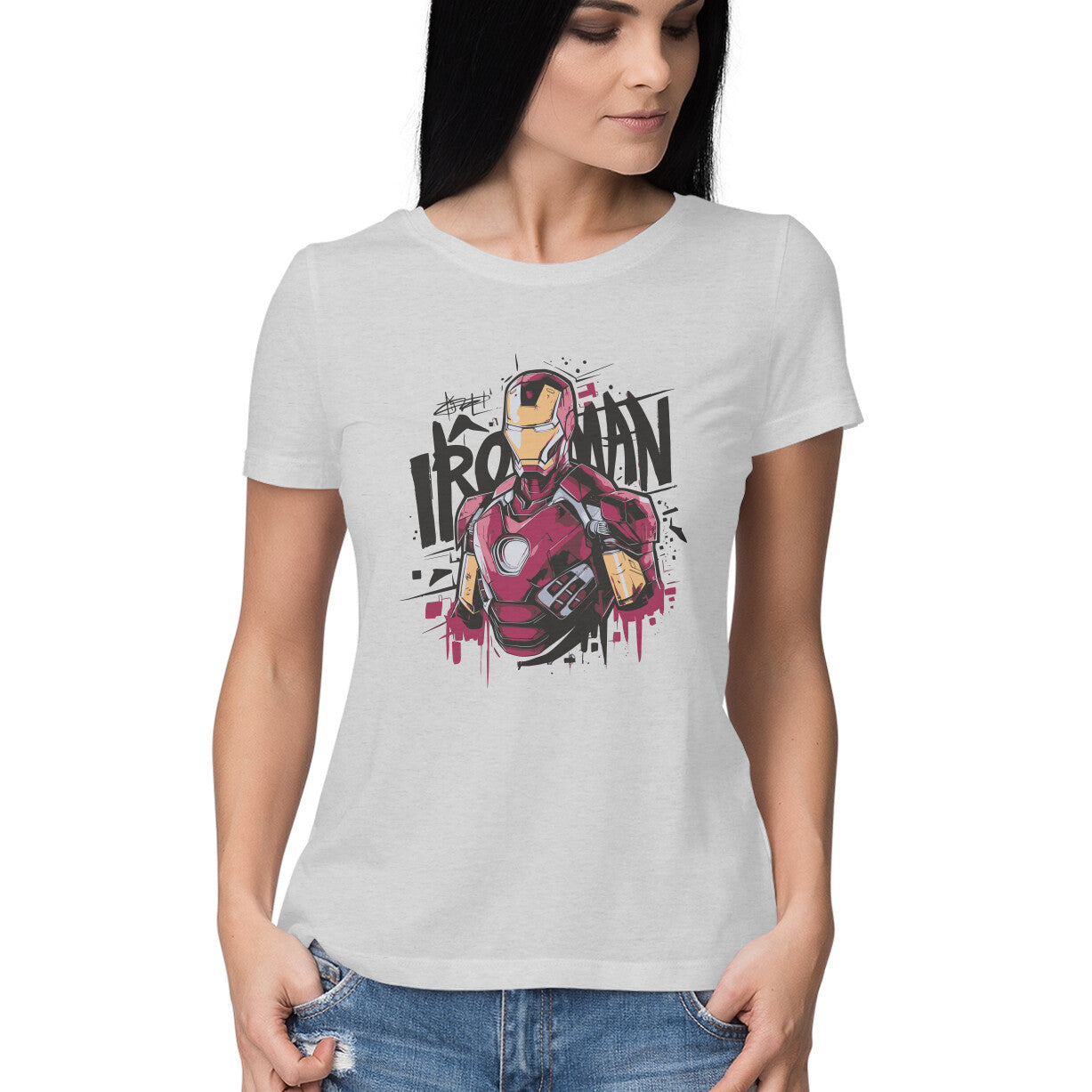 Iron Man Casual T-Shirt for Women