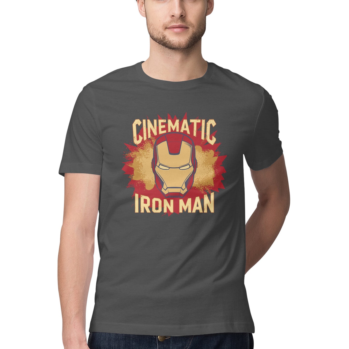 Cinematic Iron Man T-Shirt for Men