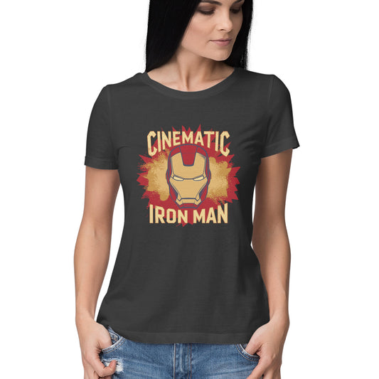 Cinematic Iron Man T-Shirt for Women