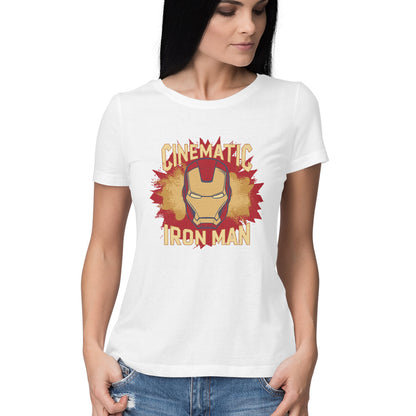Cinematic Iron Man T-Shirt for Women
