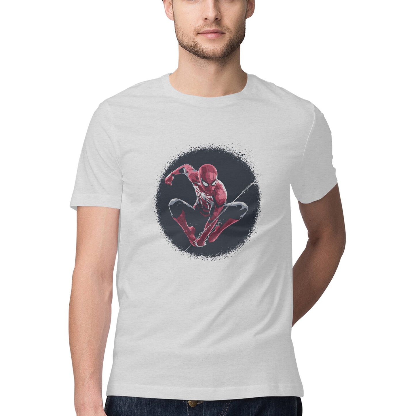 Round Neck Spiderman T-Shirt for Men