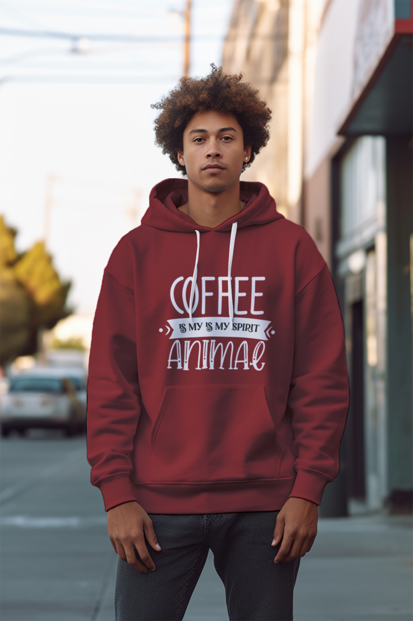 Spirit Animal Coffee Unisex Hoodie - Casual Koala