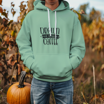 Drown Your Trouble in Coffee Printed Unisex Hoodie - Casual Koala